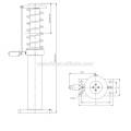 Amortiguador de aceite ZXA-70 &amp; 220 &amp; 275 Componentes de seguridad para ascensores